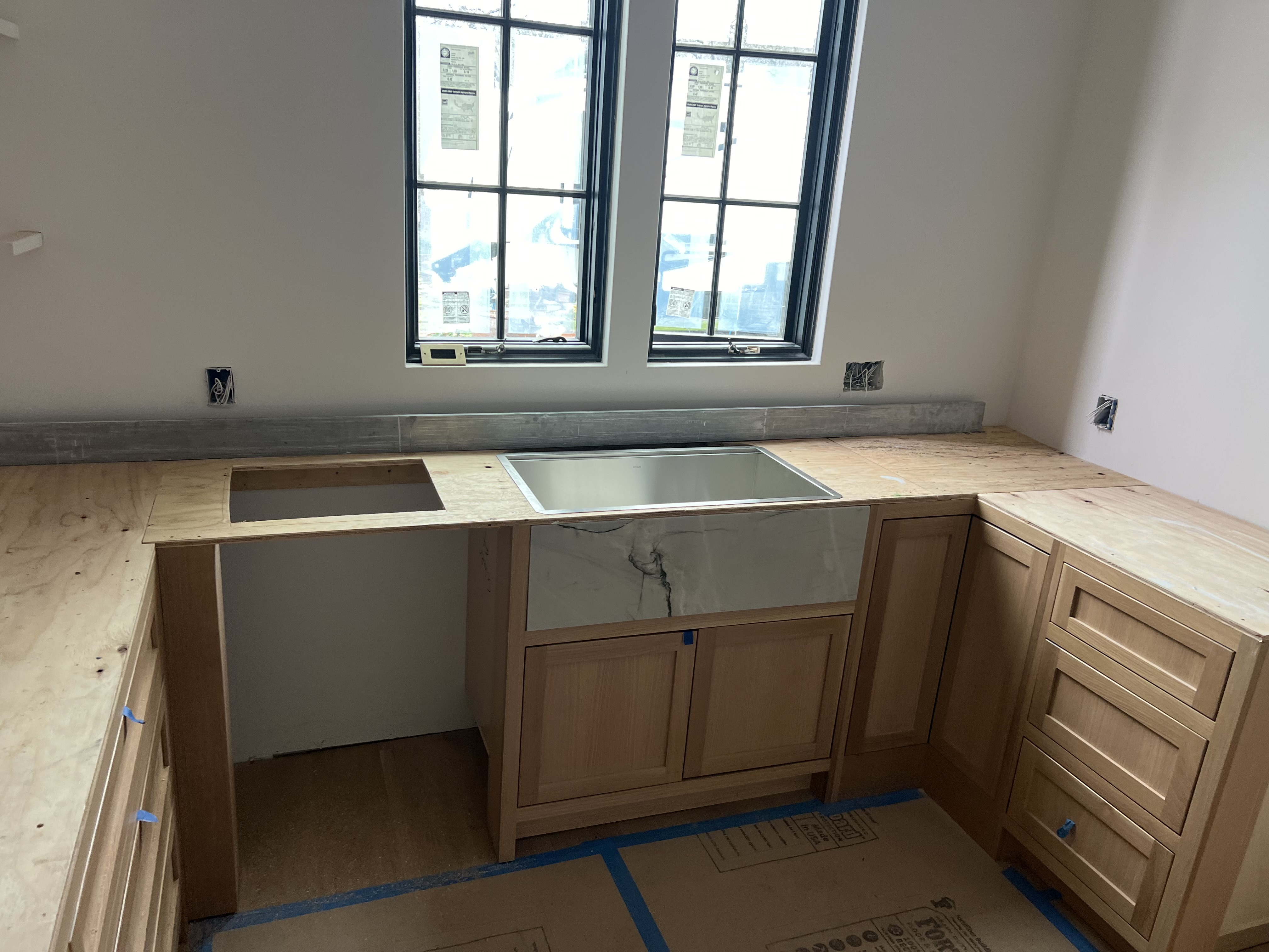 Before — Elegant Quartz Kitchen Project